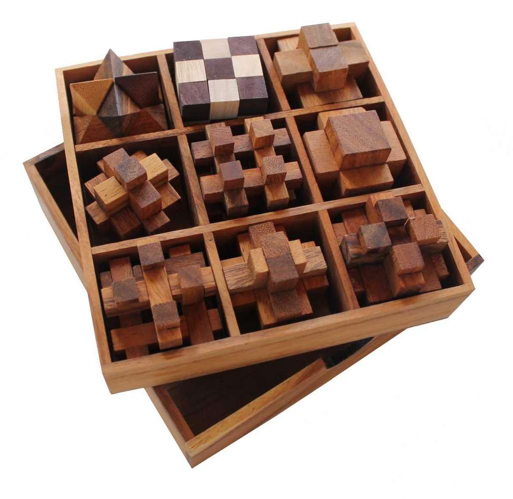 4x puzzle cube casse-tête torsadé pas cher de 3 x 3 cm - Jeux d